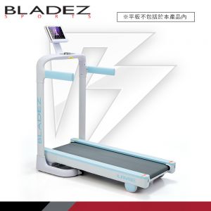 U ME_大跨步電動跑步機(雲朵藍)┃BLADEZ健身器材