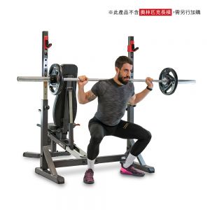 【BH】G510 多功能可調式訓練椅 | 槓鈴架+深蹲架二合一