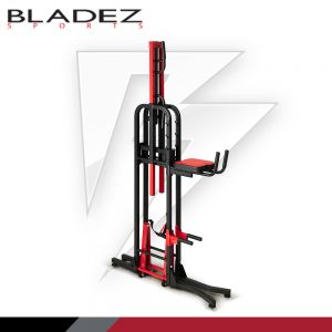 健美上身組-ZF2868引體向上機+D5鋼片健腹輪┃BLADEZ健身器材